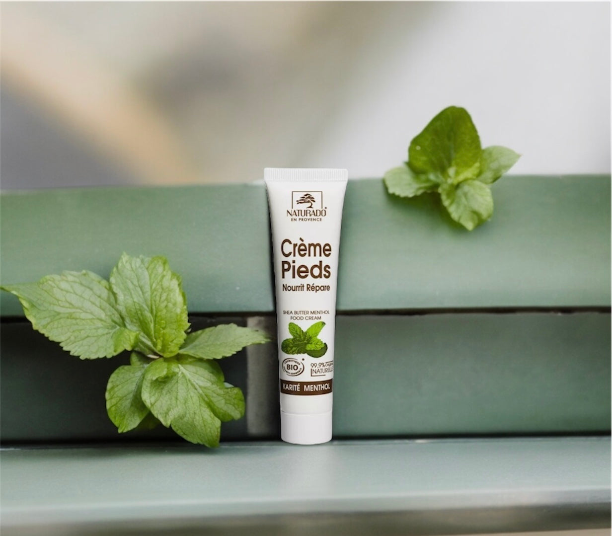 Crème pour les pieds au karité menthol  image 0