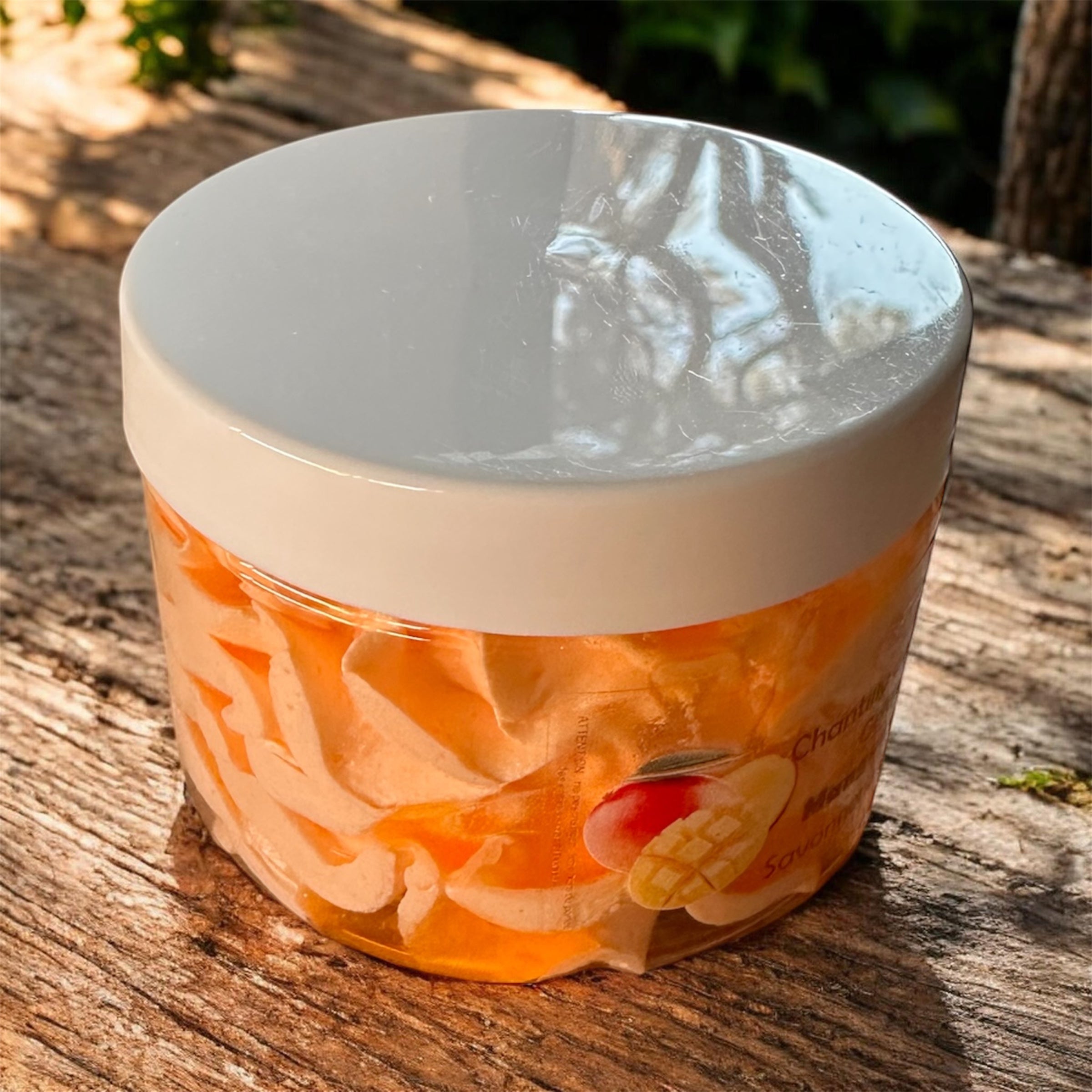 Chantilly de douche & Bain Mangue & son coulis
