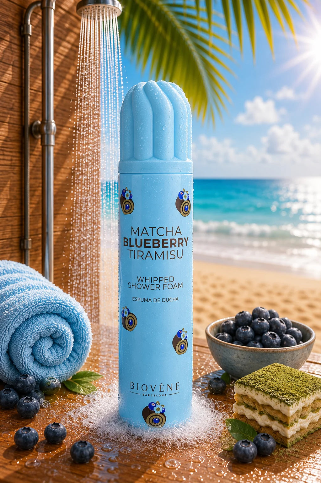 Chantilly de douche Bluebbery tiramisu