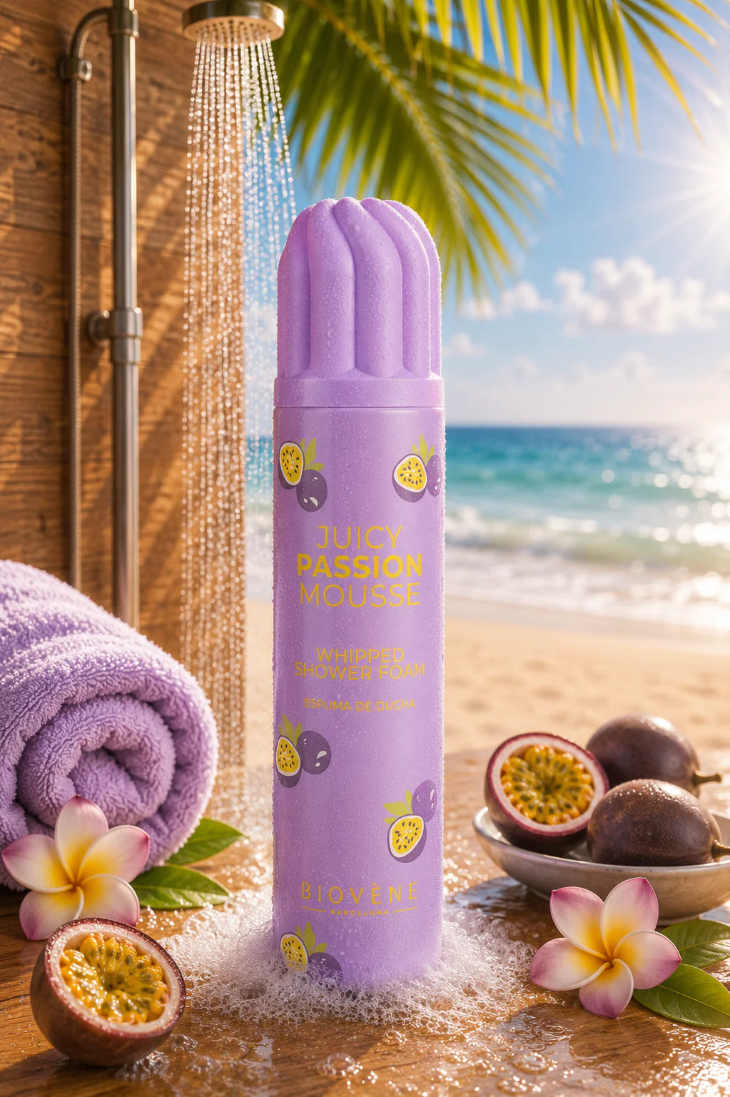 Chantilly de douche Fruit de la passion