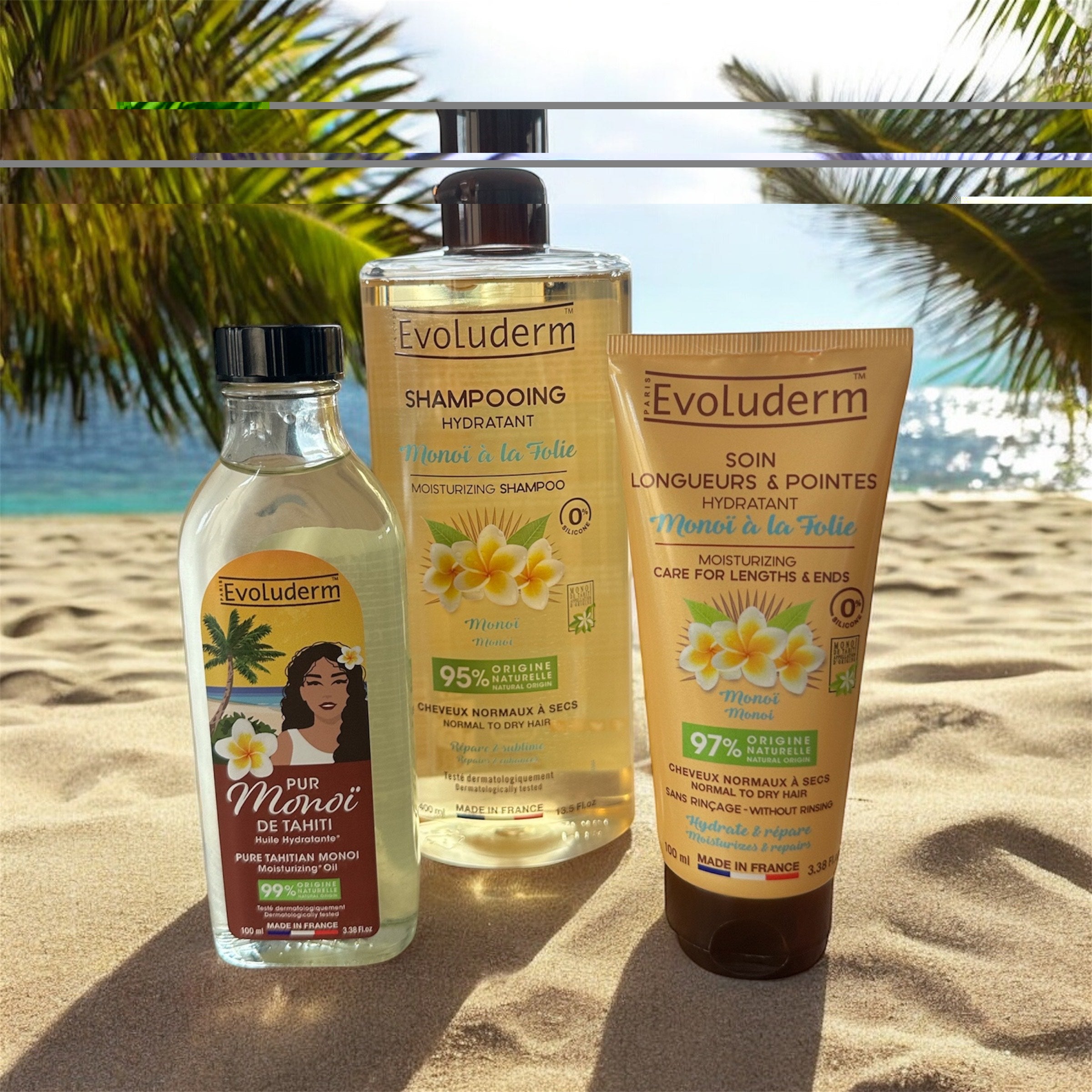 Pack capillaire hydratant au monoï