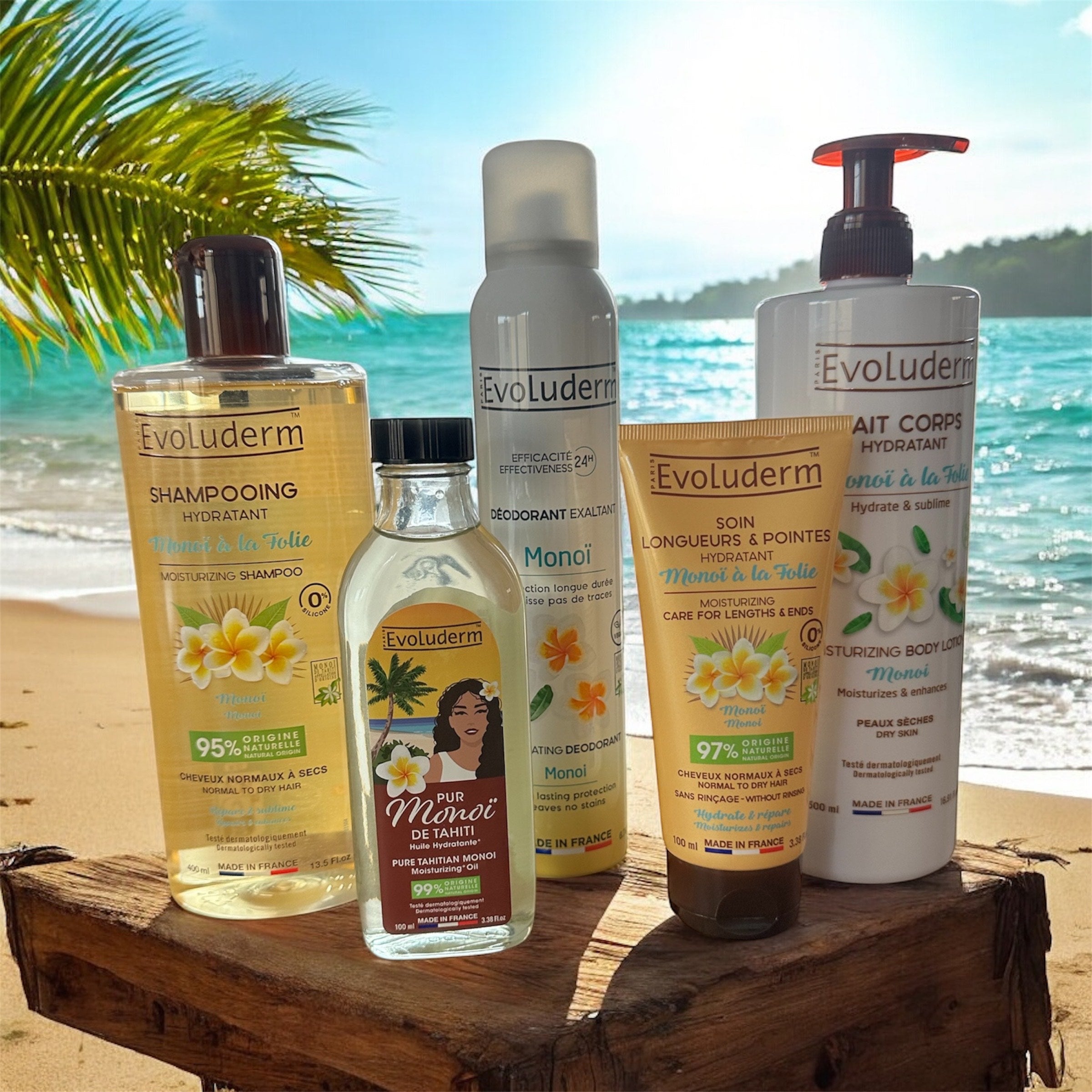 Pack Monoï Soin Complet Cheveux et Corps