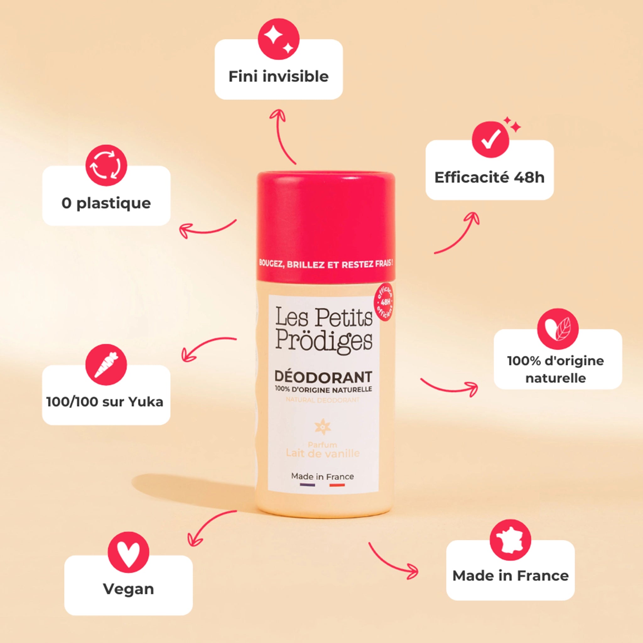 Déodorant en stick “Lait de vanille” image 1